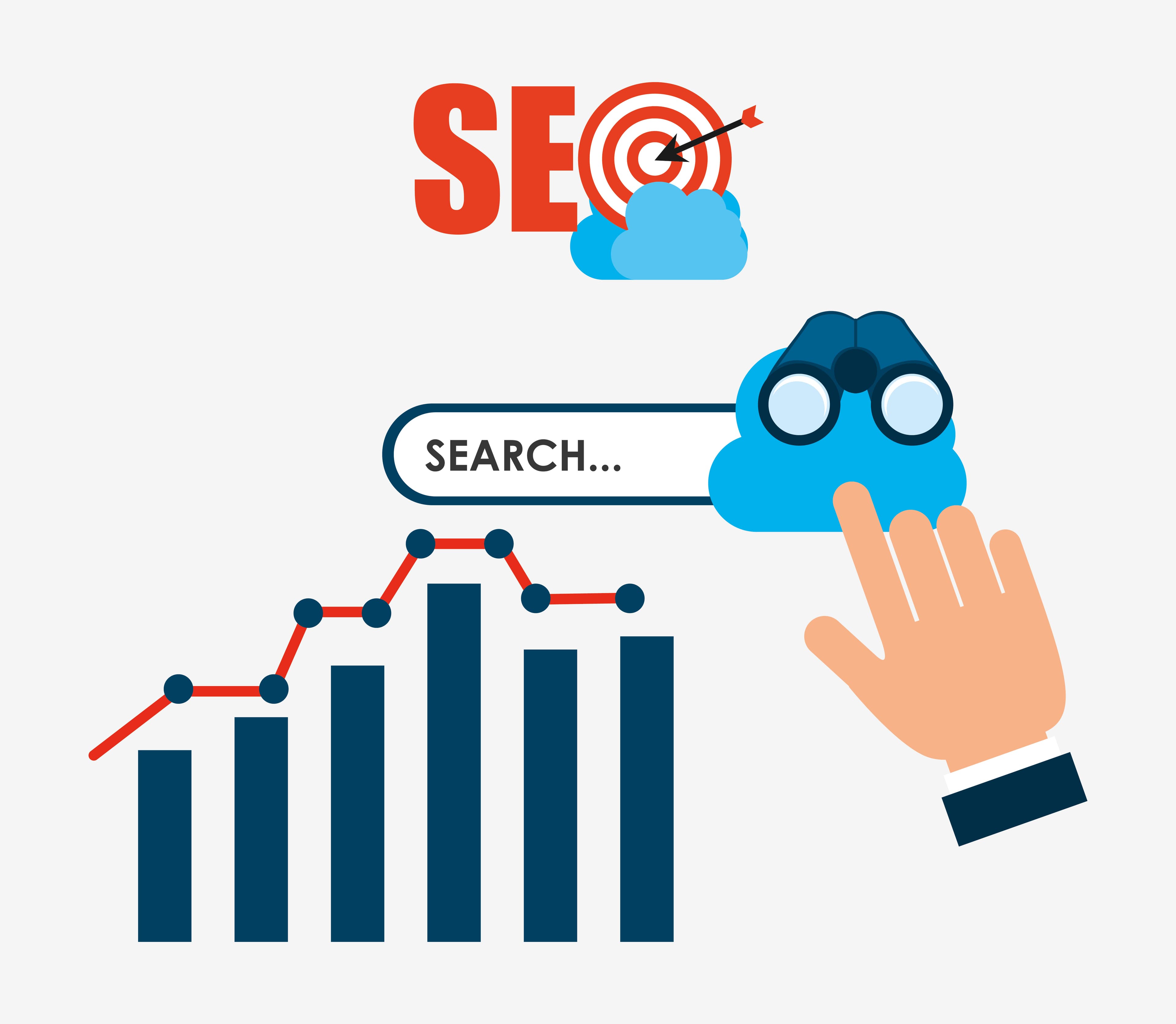 Traffic and SEO analysis visual